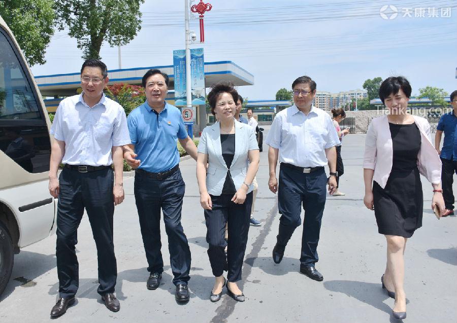 滁州市委常委、組織部長葛建榮蒞臨天康調研工作